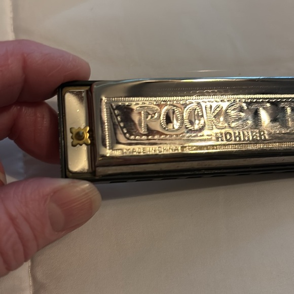 Vintage Hohner Pocket Pal Harp 10 Hole Harmonica In Box - Picture 5 of 6